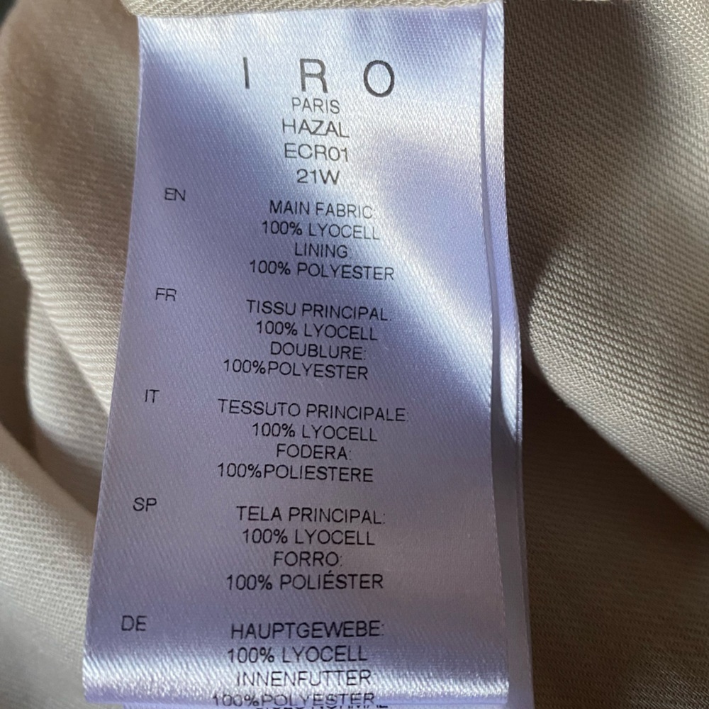 IRO Paris wrap blouse NWT retail 395.00 - Picture 6 of 6
